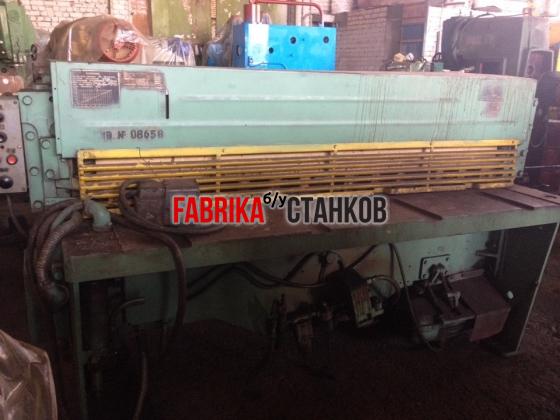 Кривошипные листовые ножницы с наклонным ножом НД-3316Г