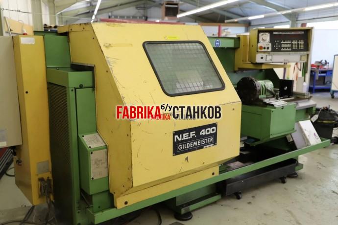 Токарный станок Gildemeister NEF 400, прямая станина