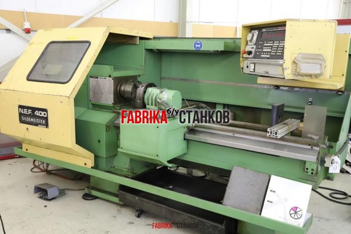 Токарный станок Gildemeister NEF 400, прямая станина