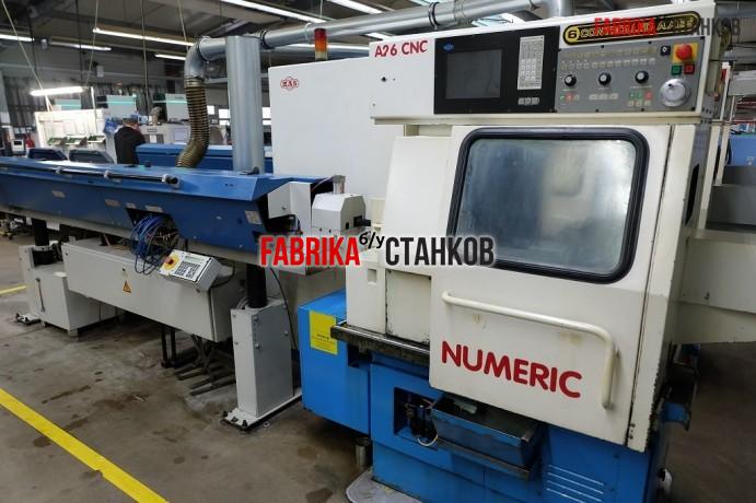 Три токарных автомата MAS A26 Numeric.