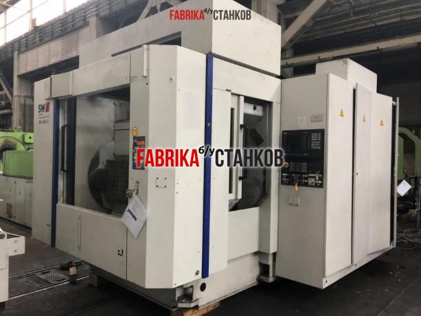 Двухшпиндельный горизонтальный обрабатывающий центр SW BA 400-2