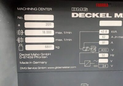 Универсальный обрабатывающий центр DMG DMU 60 monoBlock